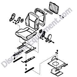 172A36-08800 EX WOOCHANG SEAT KIT Yanmar ViO20-3 Excavator