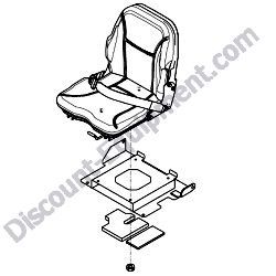172A36-08600 SEAT KIT WOO SB SP Yanmar ViO20-3 Excavator