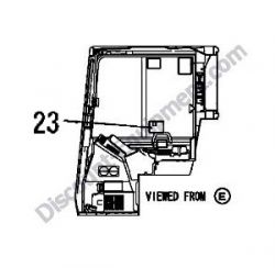 REF #23 - 172B03-03670 LABEL OPERATION ANGLE Yanmar ViO35-6A Excavator