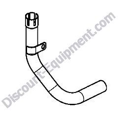 172B03-11350 EXHAUST PIPE ASSEMBLY Yanmar ViO35-6A Excavator