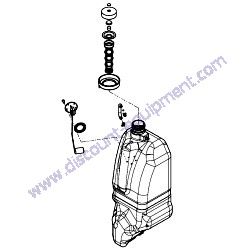 172B03-08390 FUEL TANK KIT Yanmar ViO35-6A Excavator