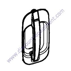 172B02-68270 OUTER HANDLE ASSEMBLY Yanmar ViO35-6A Excavator