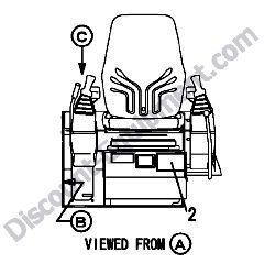 REF #2 - 172472-03141 LABEL SUPPORT Yanmar ViO45-5B Excavator