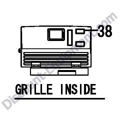 REF #38 - 172437-03242 LABEL CRAWLER Yanmar ViO45-5B Excavator