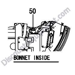 REF #50 - 172437-03422 LABEL MUFFLER Yanmar ViO45-5B Excavator