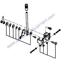 172A47-12142 ACCELERATOR LEVER ASSEMBLY Yanmar ViO45-5B Excavator