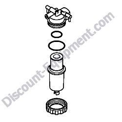 184016-55700 WATER SEPARATOR ASSEMBLY Yanmar ViO45-5B Excavator