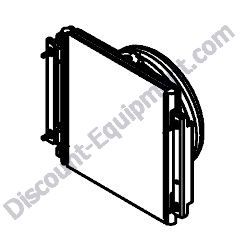 172A47-18120 CONDENSER ASSEMBLY Yanmar ViO45-5B Excavator