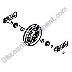 172460-37062 (172460-37061) FRONT IDLER ASSEMBLY Yanmar ViO45-5B Excavator