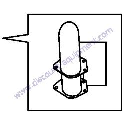 172A78-61600 TAIL COVER ASSEMBLY Yanmar ViO45-5B Excavator