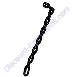 CAD3516GAL SAFETY CHAIN W/ OVAL SNAPS TK Equipment CM9 Concrete Mixer