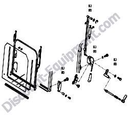 172459-67810 SASH ASSEMBLY Yanmar ViO45-5B Excavator