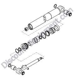 172960-72600-2 BLADE CYLINDER ASSEMBLY Yanmar ViO45-5B Excavator