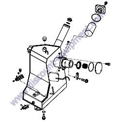 772A47-75100-1 OIL TANK ASSEMBLY Yanmar ViO45-5B Excavator