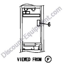 REF #6 - 172463-03320 LABEL FRONT WINDOW LOWER Yanmar ViO27-5B Excavator