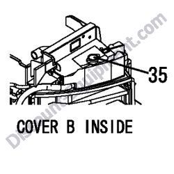 REF #35 - 172462-03320 LABEL RADIATOR Yanmar ViO27-5B Excavator