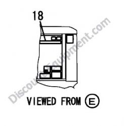 REF #18 - 172472-03250 LABEL OPERATION Yanmar ViO55-5B Excavator