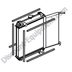 172A47-13151 RADIATOR ASSEMBLY Yanmar ViO55-5B Excavator