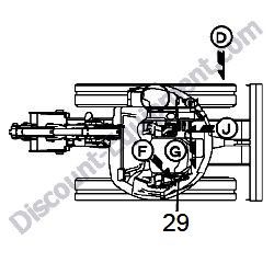 REF #29 - 172458-03220 LABEL ACCELERATOR Yanmar ViO27-5B Excavator
