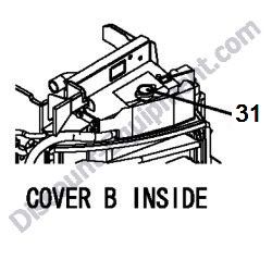 REF #31 - 172462-03320 LABEL RADIATOR Yanmar ViO27-5B Excavator