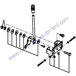 172A47-12142 ACCELERATOR LEVER ASSEMBLY Yanmar ViO27-5B Excavator