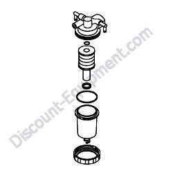 184016-55700 WATER SEPARATOR ASSEMBLY Yanmar ViO27-5B Excavator