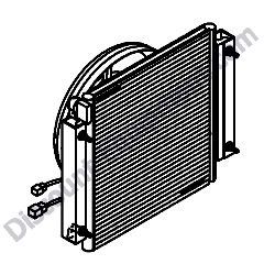 172A47-18120 CONDENSER ASSEMBLY Yanmar ViO27-5B Excavator