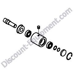172458-37500-2 CARRIER ROLLER ASSEMBLY Yanmar ViO27-5B Excavator