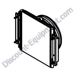 172A47-18120 CONDENSER ASSEMBLY Yanmar ViO55-5B Excavator