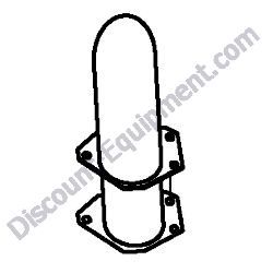 172A78-61600 TAIL COVER ASSEMBLY Yanmar ViO55-5B Excavator