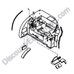 172A78-64202 SEAT MOUNT ASSEMBLY Yanmar ViO55-5B Excavator