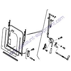 172459-67810 SASH ASSEMBLY Yanmar ViO55-5B Excavator