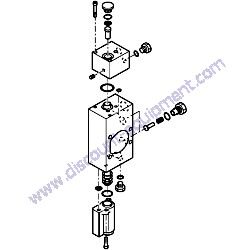 172A47-75571 T/P-PORT SECTION ASSEMBLY Yanmar ViO55-5B Excavator