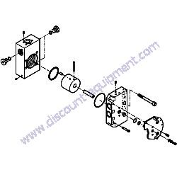 172A47-74210 2-WAY MULTI VALVE Yanmar ViO55-5B Excavator