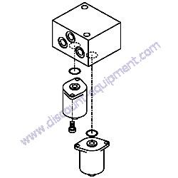 172A79-74500 PTO VALVE ASSEMBLY Yanmar ViO55-5B Excavator