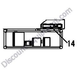 REF #14 – 172B04-03350 LABEL RELAY BOX STD Yanmar ViO45-6A Excavator