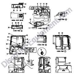 REF #1 – 172B04-08281 LABEL SET CABIN ANGLE BLADE Yanmar ViO45-6A Excavator