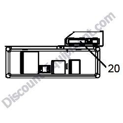 REF #20 – 172B04-03350 LABEL RELAY BOX STD Yanmar ViO45-6A Excavator