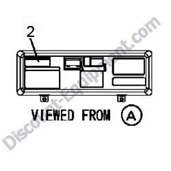 REF #2 – 172B04-03070 LABEL SPEC US ANGLE Yanmar ViO45-6A Excavator