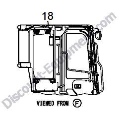 REF #18 – 172463-03320 LABEL F/W LOWER US Yanmar ViO45-6A Excavator
