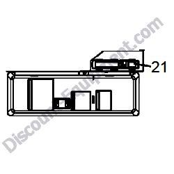 REF #21 – 172B04-03360 LABEL RELAY BOX OP Yanmar ViO45-6A Excavator
