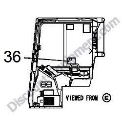 REF #36 – 172B03-03670 LABEL OPERATION ANGLE Yanmar ViO45-6A Excavator