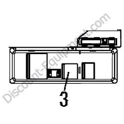 REF #3 – 172437-03242 LABEL CRAWLER Yanmar ViO45-6A Excavator