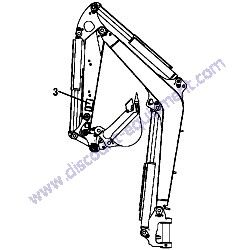 REF #3 – 172472-03230 LABEL OPERATION Yanmar ViO45-6A Excavator