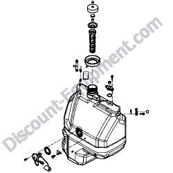 172B04-08390 FUEL TANK KIT Yanmar ViO45-6A Excavator