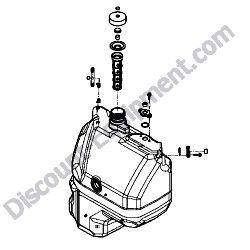 172B04-14111 FUEL OIL TANK ASSEMBLY Yanmar ViO45-6A Excavator