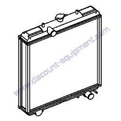 172A89-13310 RADIATOR SUB ASSEMBLY Yanmar ViO45-6A Excavator