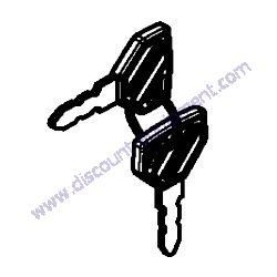 198360-52160 SPARE KEY ASSEMBLY Yanmar ViO45-6A Excavator