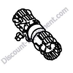 172B06-18970 BLOWER MOTOR ASSEMBLY Yanmar ViO45-6A Excavator