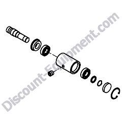 172478-37501 CARRIER ROLLER ASSEMBLY Yanmar ViO45-6A Excavator